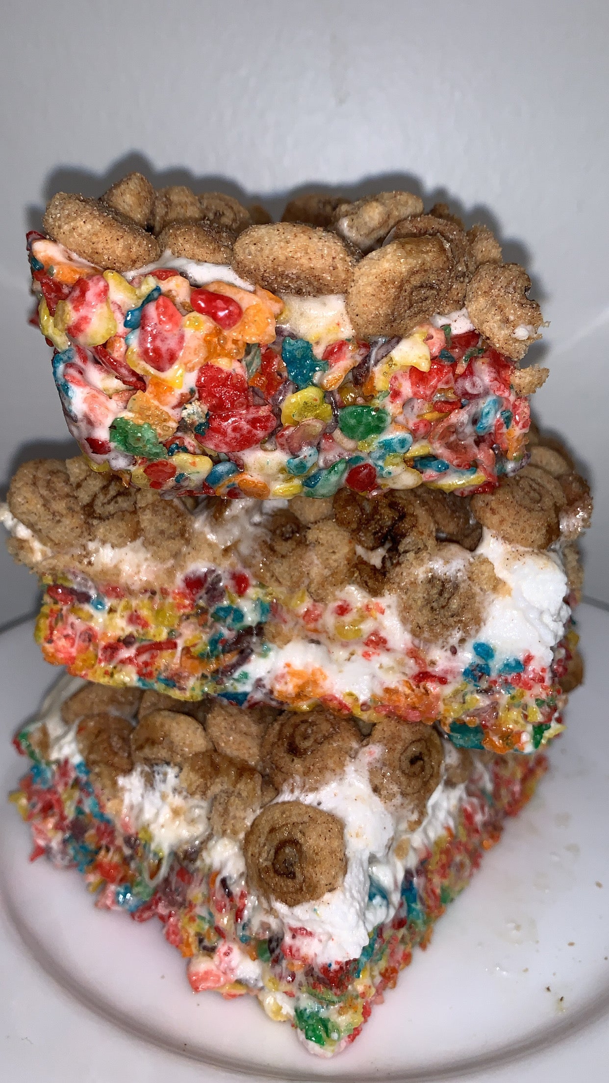 Fruity pebbles & cinnamon rolls