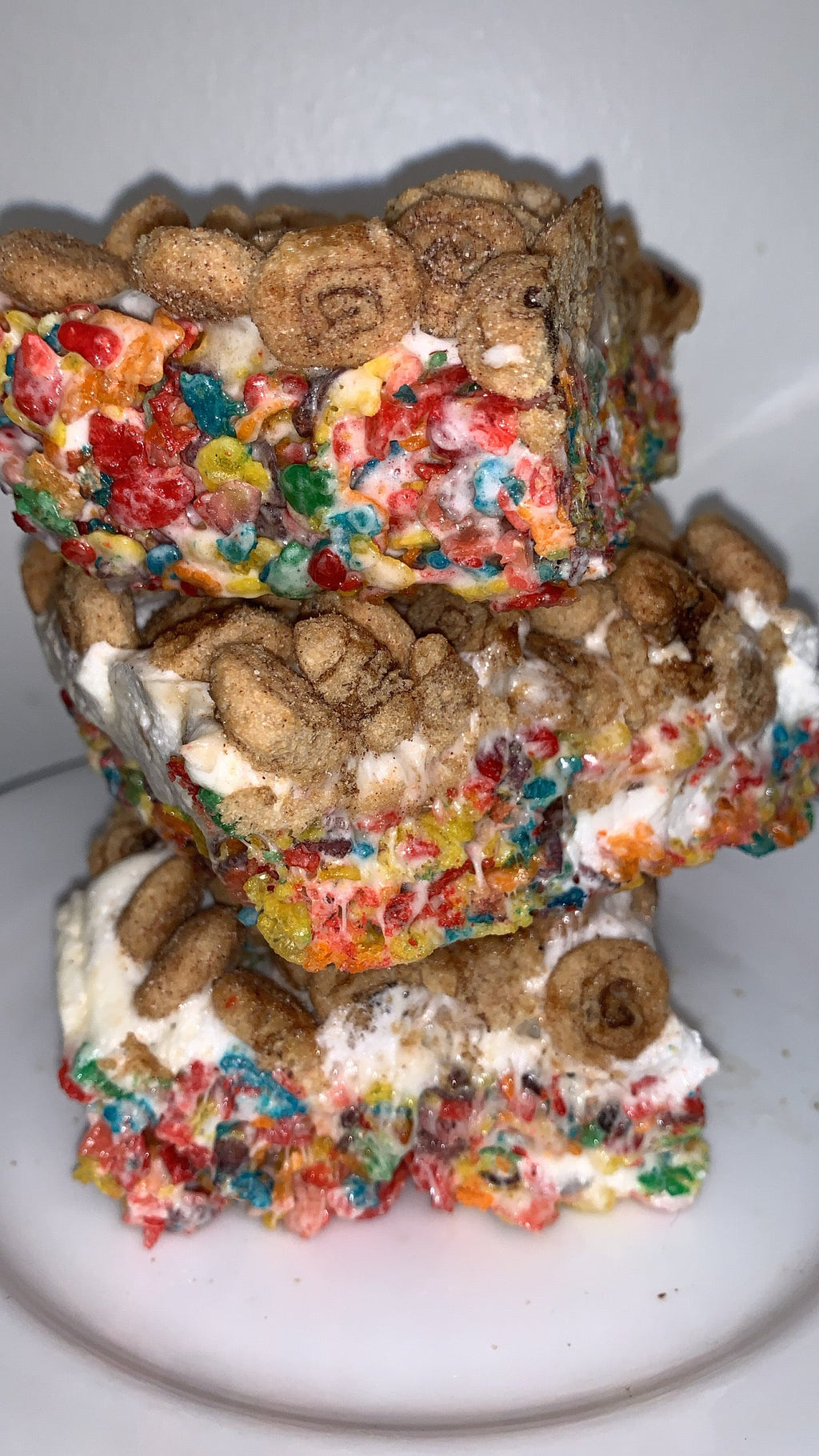 Fruity pebbles & cinnamon rolls